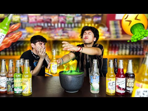 We tried the NASTIEST sodas IN THE WORLD!!