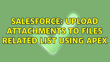 Salesforce: Upload Attachments to Files Related list using Apex (2 Solutions!!)