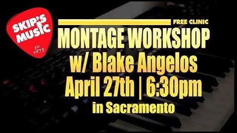 Yamaha Montage Introduction with Blake Angelos at Skip