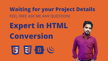 HTML Conversion Video for Fiverr GIG and, Upwork profile.