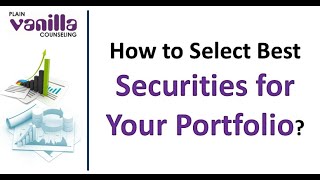 Portfolio (Part 04) - Security Selection Decision