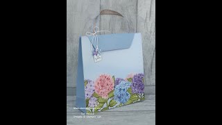 Hydrangea Haven - Fold Flat Gift Bag (6x6x2)