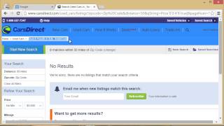 Car Shopping on CarsDirect.com