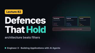 Prompt Injection Defences: Trifecta and Rule of Two | Building Applications with AI Agents L82
