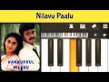 Nilavu Paatu Piano Tutorial with Notes | Kannukkul Nilavu | Easy Piano Tutorial