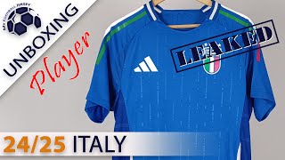 Italy Home Jersey 24/25 Leaked (JJSport) Player Version Unboxing Review
