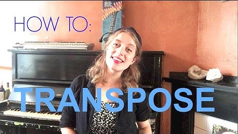 SWITCHING FROM SOPRANO TO ALTO (transposing)