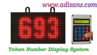 Made in India Token Number Display Hospitals | Banks | Offices