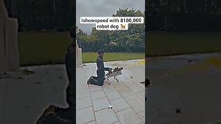 A $100k robot spits out F!RE 🔥😱 #ishowspeed #robot #shorts #shortfeed
