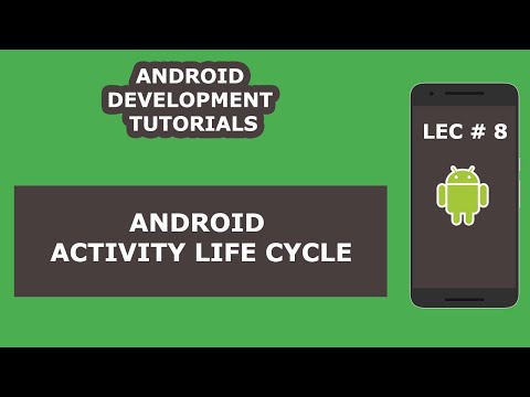 Android Activity Life Cycle | 08 | Android Development Tutorial for Beginners