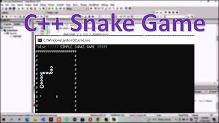 C++ Console Snake Game in 40 minutes