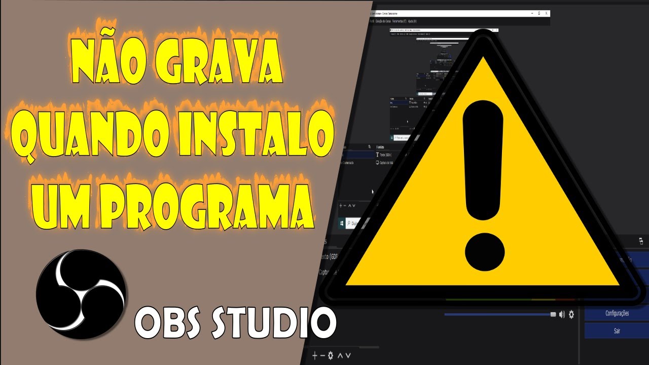 Captura de janela do Obs Studio 22.0.2 não funciona. - Programas