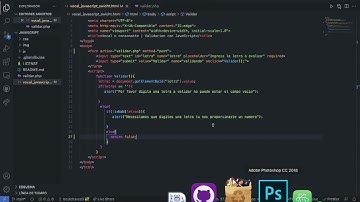 Válida si es un de un campo de texto está vacío verificando si es una letra o número JavaScript+PHP