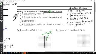 Math 1 Unit 2 Lesson 3