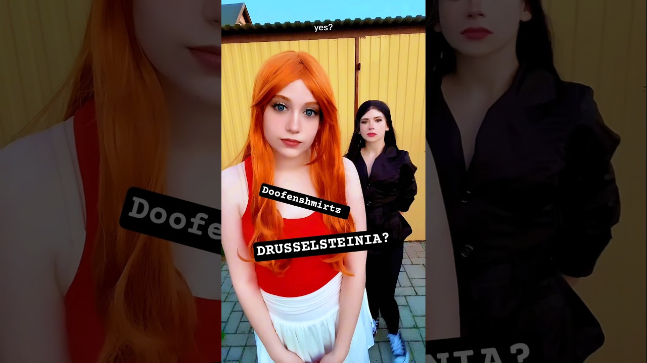 From Drusselstein ia! | Candace & Vanessa Doofenshmirtz @nikkihatsunecosplay #cosplay #shorts