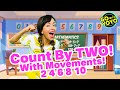Count By Two | Skip Counting by 2 with Fun Movements | Learn Numbers - Go with YoYo