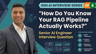 Production RAG Failures: The 4-Layer Eval Stack Candidates Skip | Gen AI Interview Series | EP#04