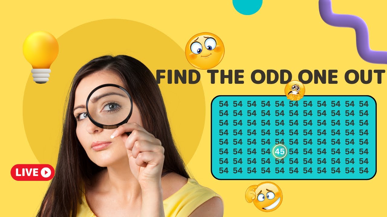 Can You Spot the Odd Number? 🤔 99% People Fail! 