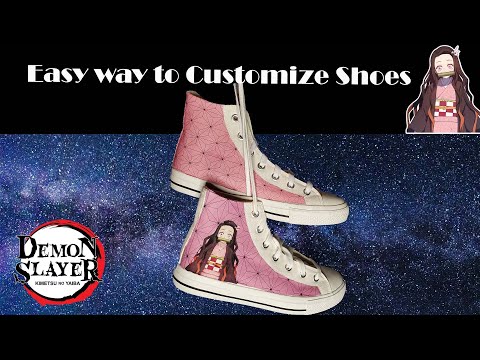 How to Easily Customize Shoes Using Transfer Paper | Tutorial