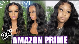 AMAZON PRIME PRE-CUT READY TO WEAR CLOSURE WIG   || GLUELESS INSTALL  || UNICE HAIR