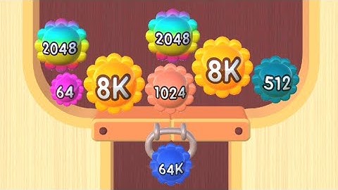 2048 Balls 3D (Voodoo) Drop Ball Unlock 32k,64k Blob Merge 3d Max Gameplay Walkthrough Part 4