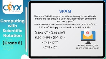 Computing with Scientific Notation | Grade 8 Math | Oryx Learning