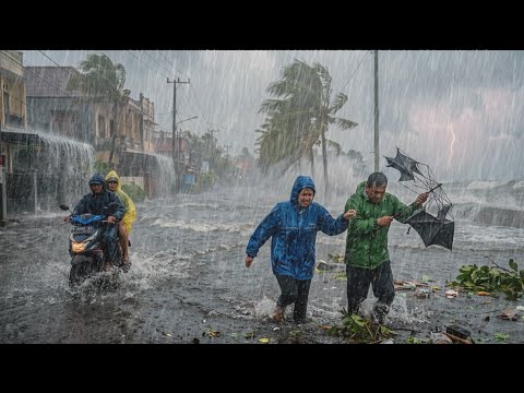 SUPER HEAVY RAIN THIS EVENING‼️ NATURE'S MOST DRAMATIC MOMENT
