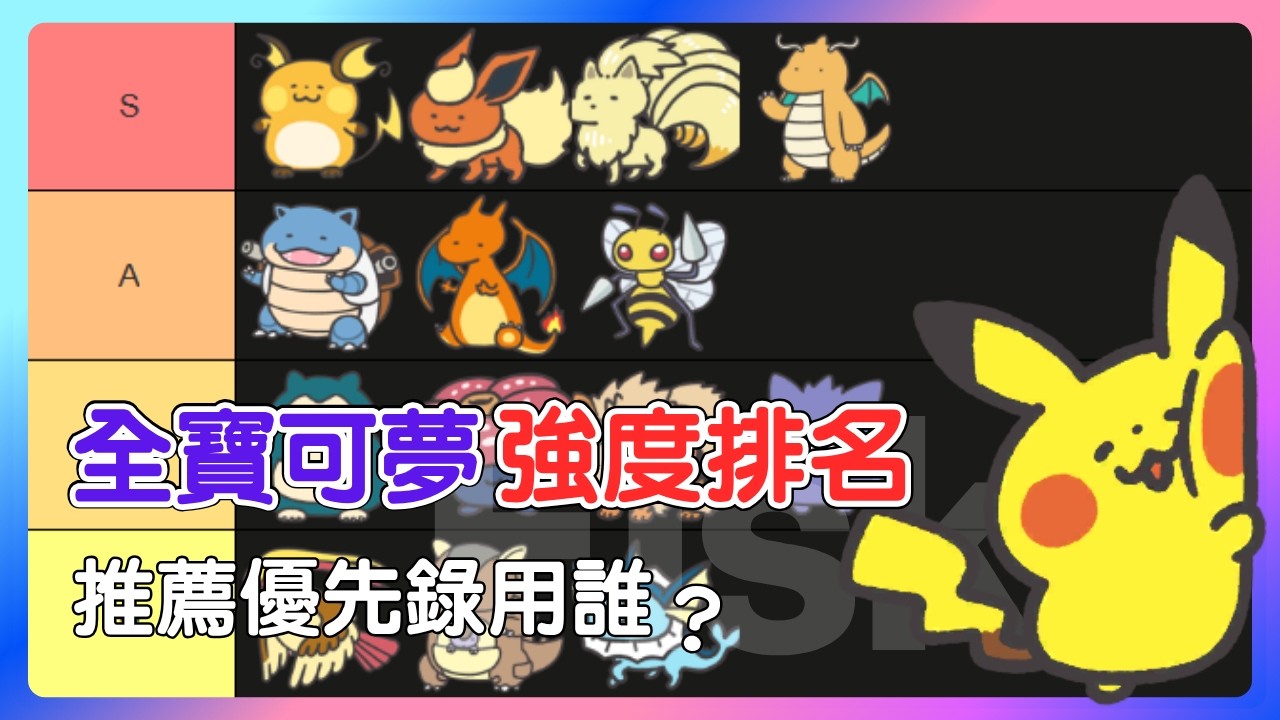 哪些寶可夢應該優先抽?強勢 Mega 有誰?Champions 全寶可夢強度排名!【寶可夢 Champions】#寶可夢冠軍 #寶可夢對戰 #雙打對戰