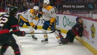 Josi Crosscheck On Tkachuk - Tough Call Recommendation