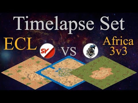AoE II Timelapse // SY vs VNA // ECL Africa 3v3 Quarterfinal