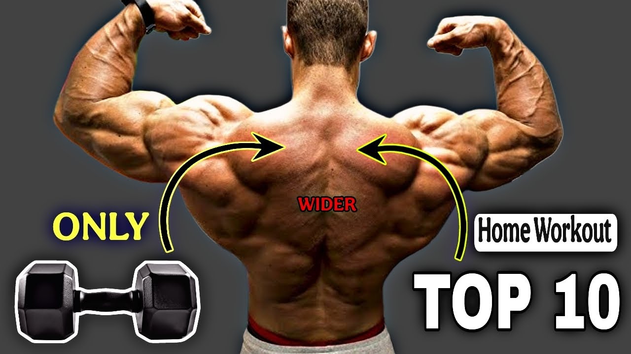Top 10 Perfect Dumbbell Workout to Build a Bigger Back at Home - Only ...