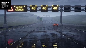 A Fully Immersive Driving Simulator for Autonomous Vehicles | Unreal Fest Online 2020