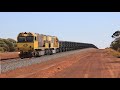 Distributed Power ore Trains & P class locomotives: Geraldton ore Trains