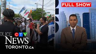 Arrests and counter protests at Walk with Israel event | CTV News Toronto at Six for June 7, 2026 screenshot 3