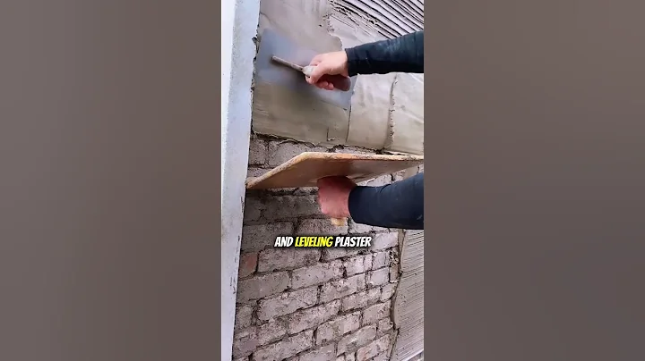 Perfect Wall Plastering Technique Using Stainless Steel Plastering Trowel