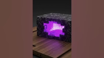 Cutting a Minecraft Obsidian Block 💜 | Satisfying ASMR