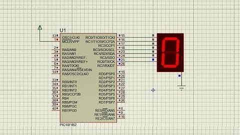 Seven Segment Display interface with PIC Microcontroller