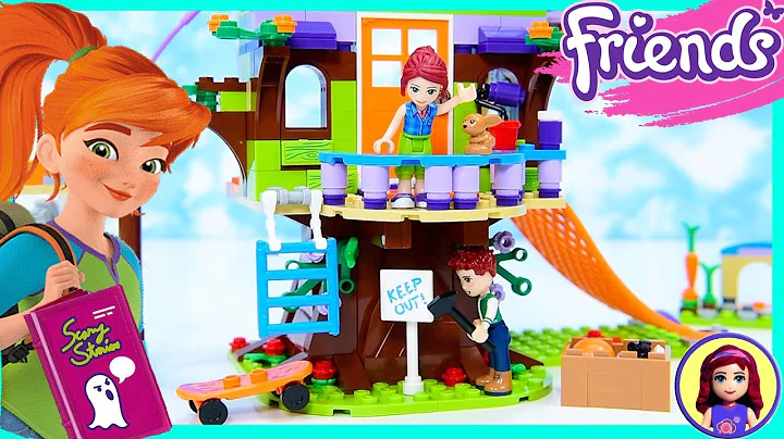 Lego Friends Mia's Tree House Sleepover Silly Play Build Kids Toys