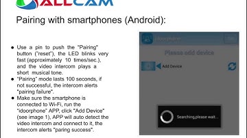 Allcam WF01 WiFi Wireless Video Intercom Doorbell Camera System for iPhone and Android