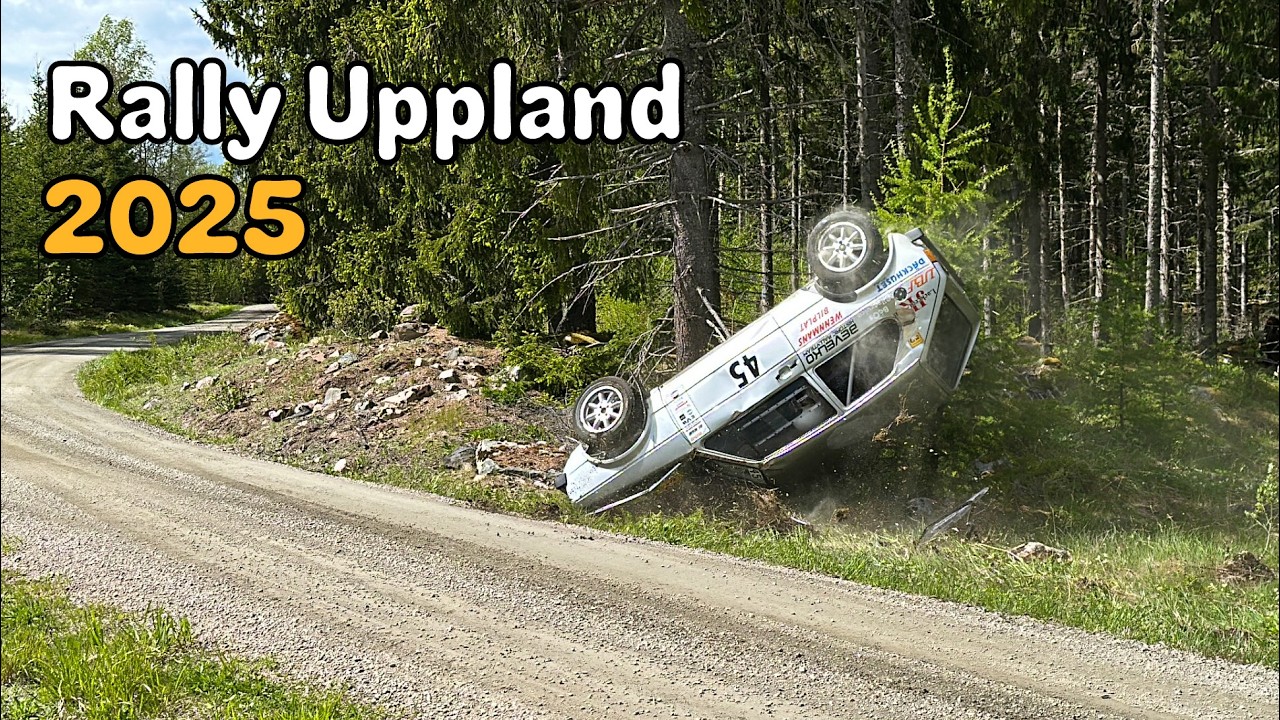 Rally Uppland 2025 | Crash & Action