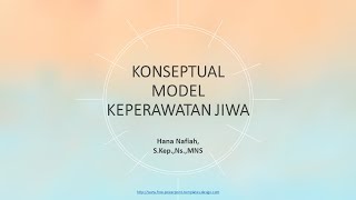 KONSEPTUAL MODEL KEPERAWATAN JIWA Video