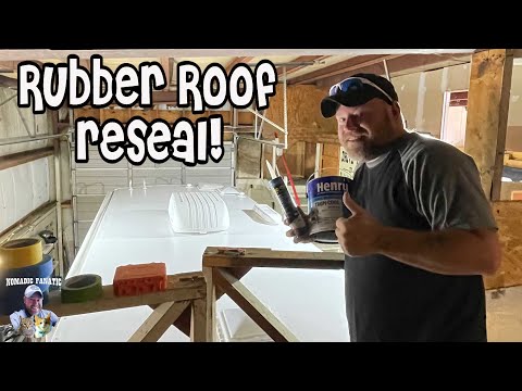 New RV Rubber Roof for Less Than $200!!!