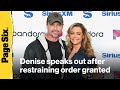 Denise Richards breaks silence after being granted restraining order against Aaron Phypers