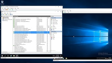Windows Firewall allow Ping, RDP, SMB Windows 10 Server 2016 2019