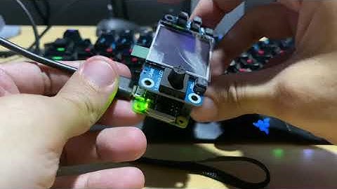 PiZero 1.54 inch HAT Screen not show