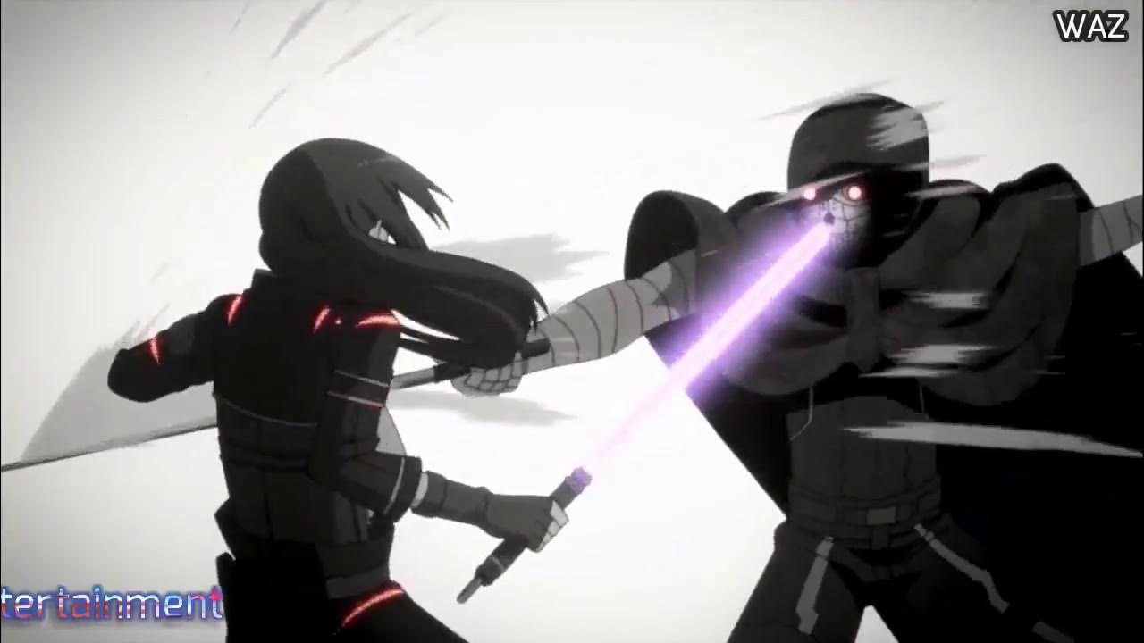 SWORD ART ONLINE SEASON 2 BURN Fighting Scenes Kirito Vs