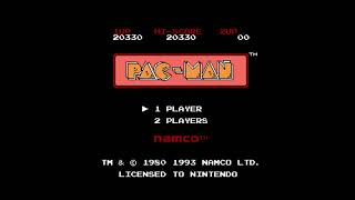 Pac-Man (Namco) (NES) Longplay