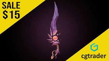 Stylized Fantasy Weapon - 3D Model