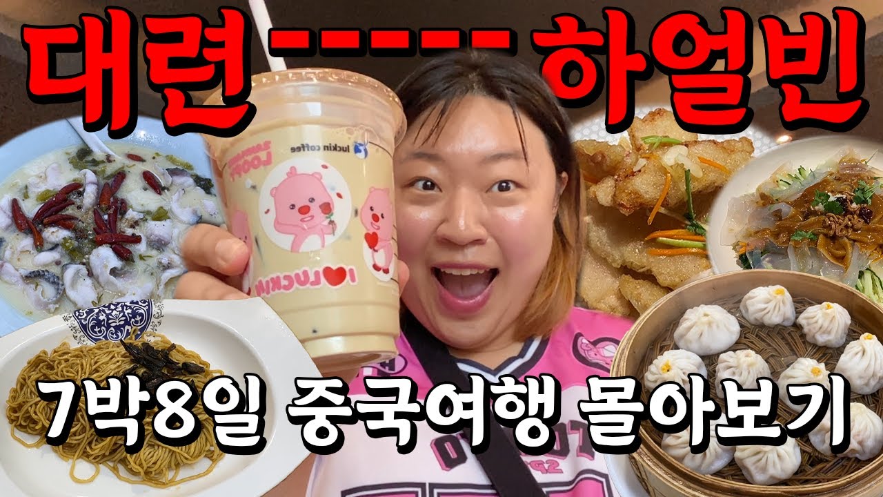 자꾸만 먹방여행이 돼버리는 맛있는 중국여행 몰아보기🍜🍲🥘(대련&하얼빈)