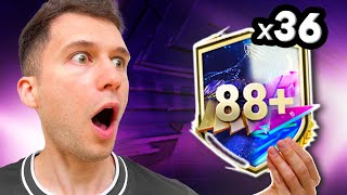 x36 PP ICON 88+ BUGADO DA EA!!! TIREI UM ICON QUE VALE MAIS DE 5 MILHÕES 🤑🤑 EA FC 24 ULTIMATE TEAM